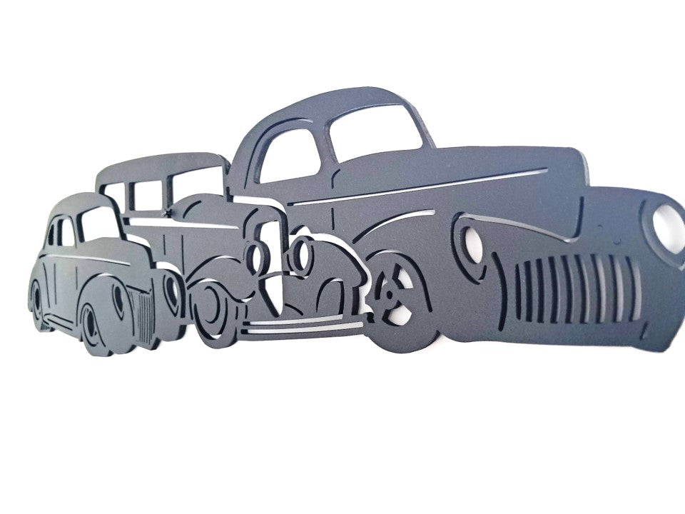 Classic Car - Laser Cut Wall Art - Urban Vibe Studio