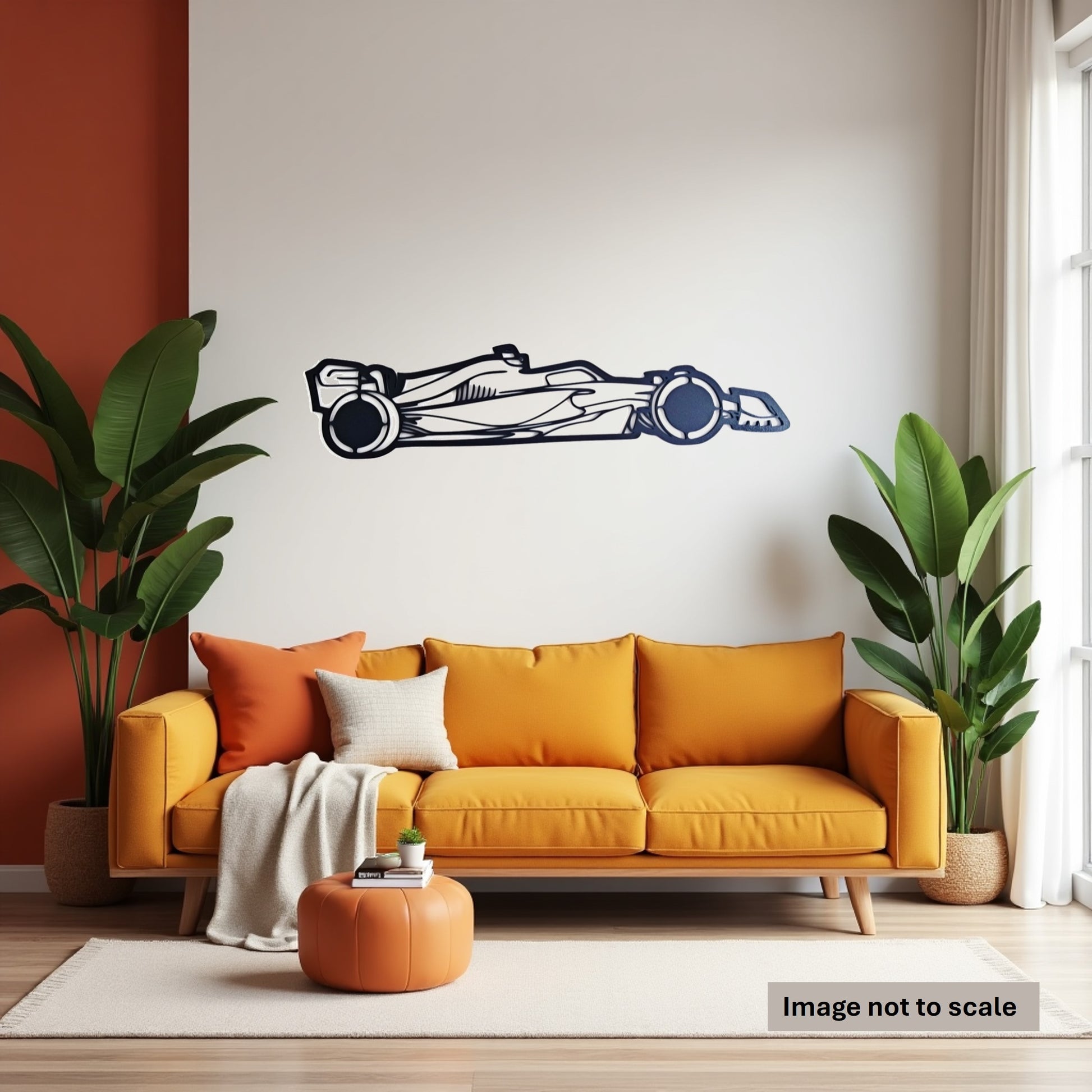 Formula F1 Car Side View - Laser Cut Wall Art - Urban Vibe Studio