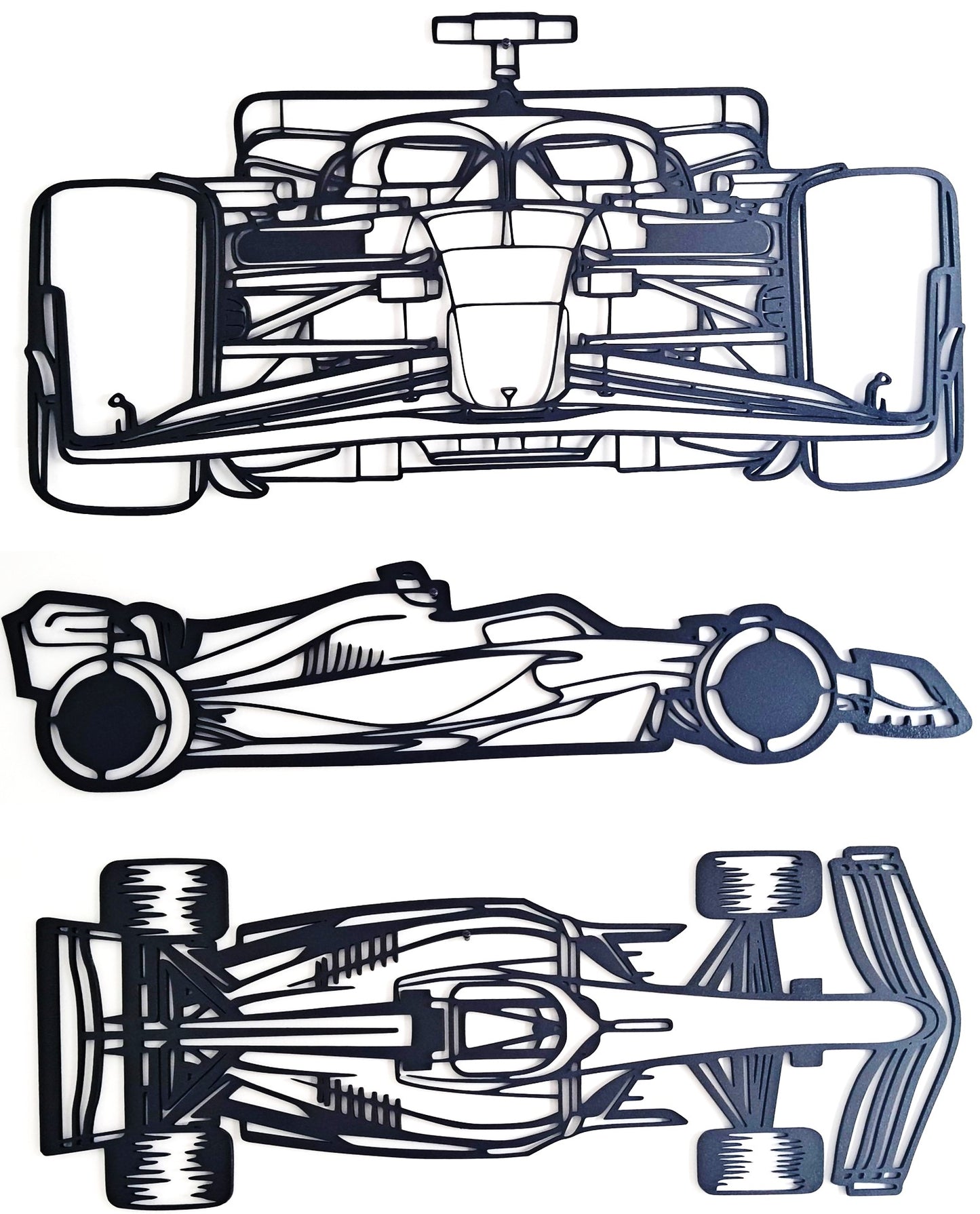 Three Car F1 Combo Bundle - Laser Cut Wall Art