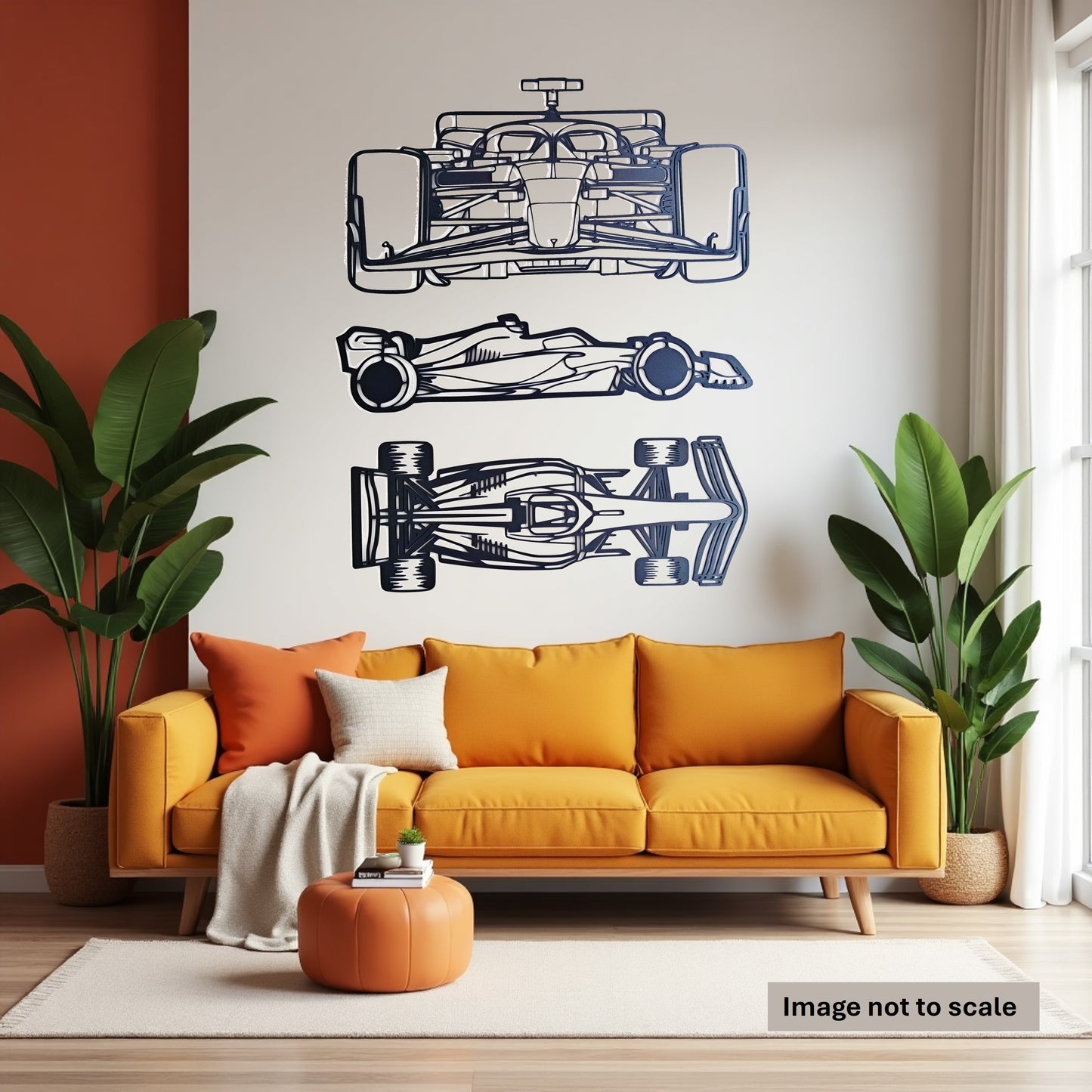 Three Car F1 Combo Bundle - Laser Cut Wall Art - Urban Vibe Studio