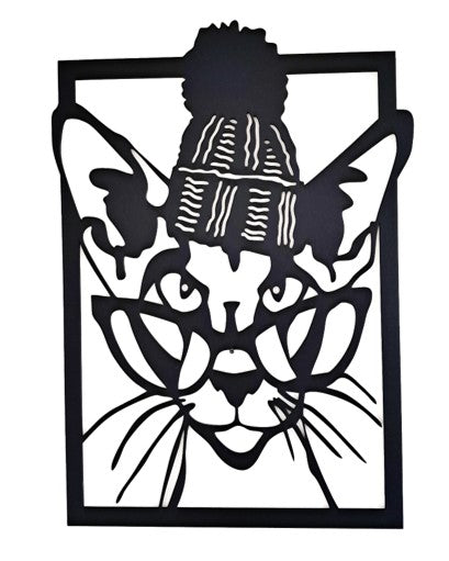 Two Picture Combo - Cool Cats - Laser Cut Wall Art
