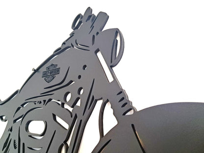 Harley Davidson Motorbike - Laser Cut Wall Art - Urban Vibe Studio