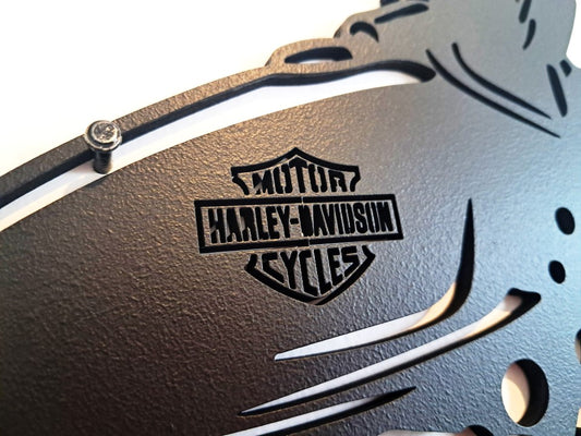 Harley Davidson Motorbike - Laser Cut Wall Art - Urban Vibe Studio