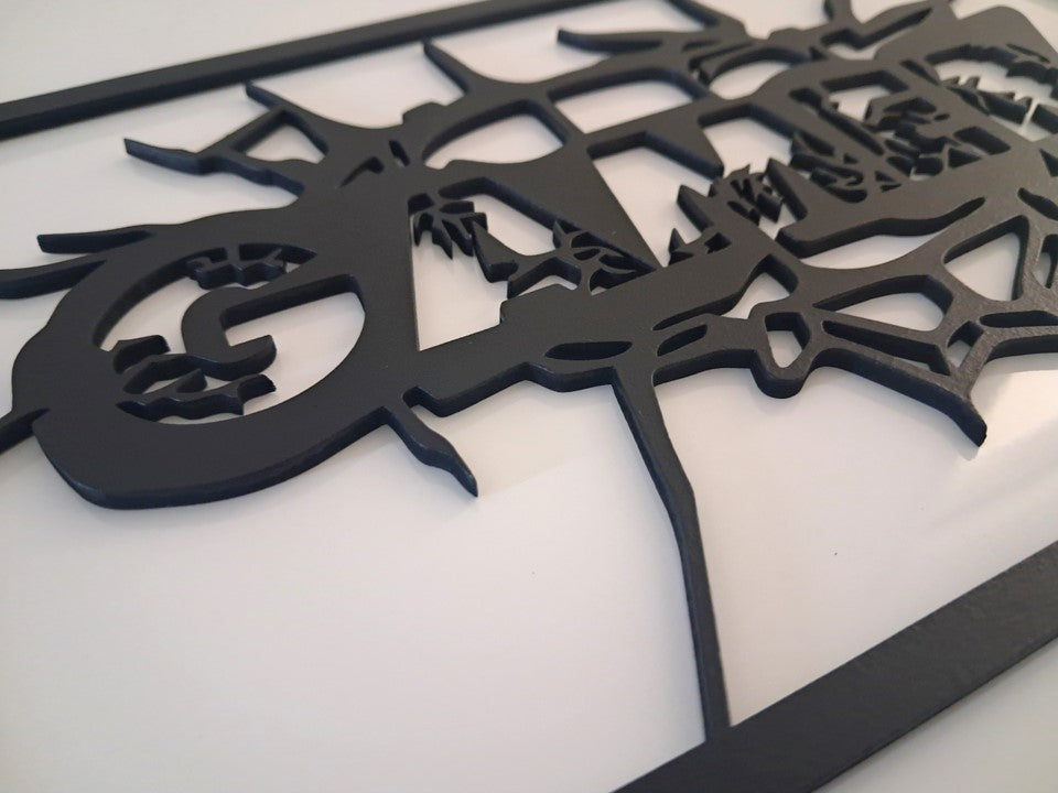 Gamer Sign - Laser Cut Wall Art - Urban Vibe Studio