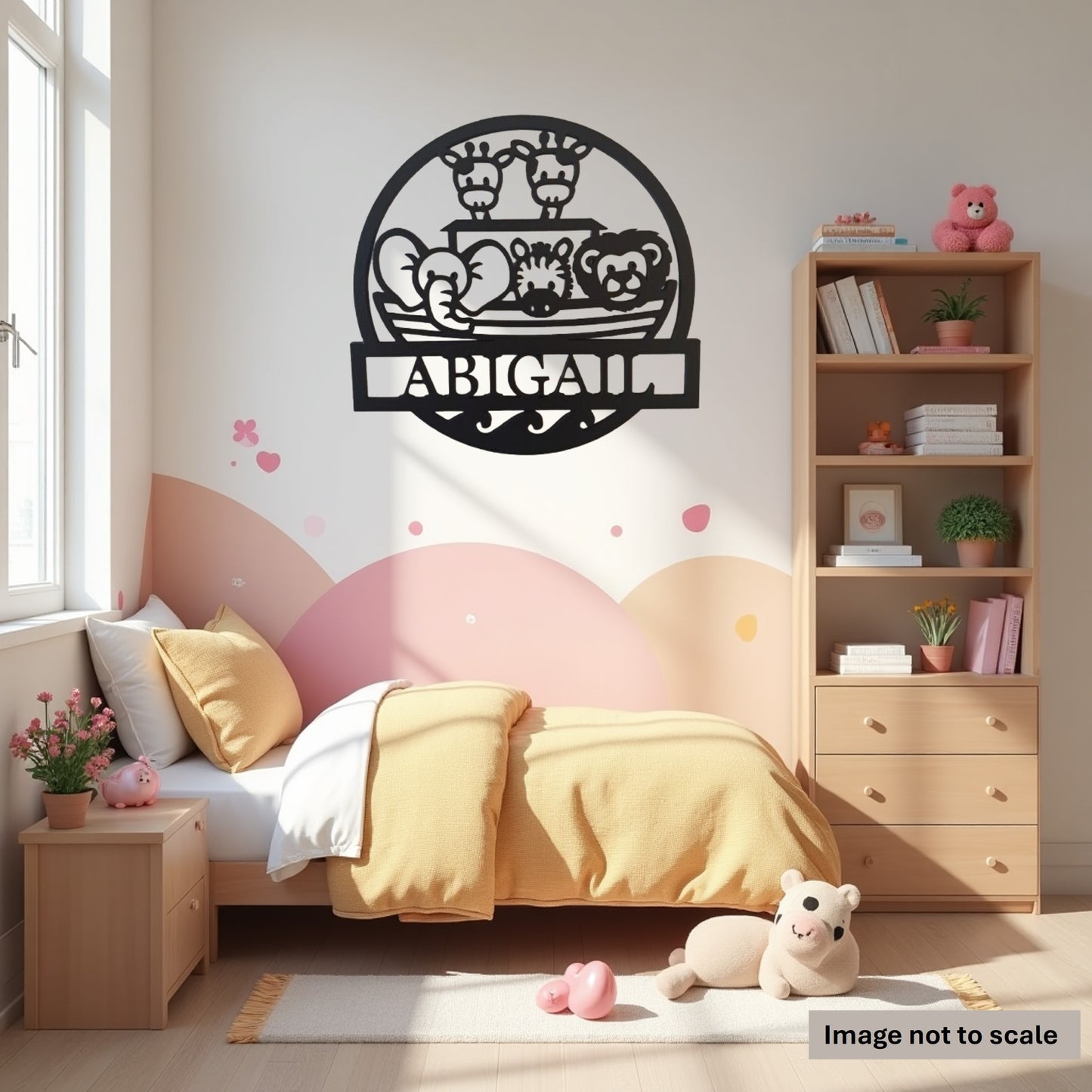 Personalised Childs Bedroom Sign, Laser Cut Wall Art - Urban Vibe Studio