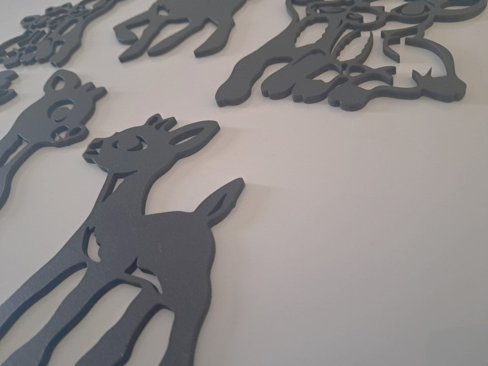 Cute Deer Collection - Laser Cut Wall Art - Urban Vibe Studio