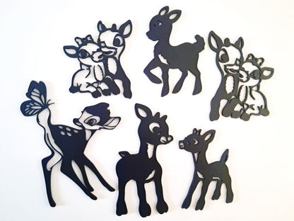 Cute Deer Collection - Laser Cut Wall Art - Urban Vibe Studio