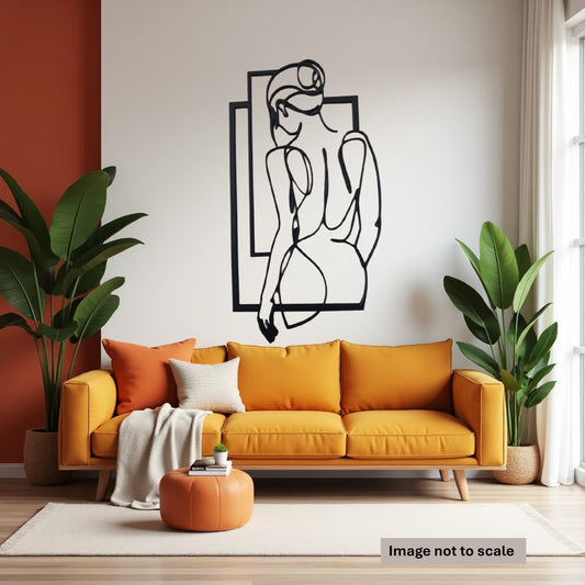 Chic Girl - Laser Cut Wall Art
