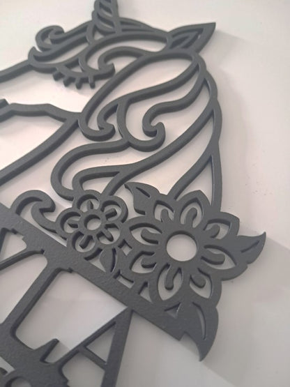 Personalised Childs Bedroom Sign, Laser Cut Wall Art