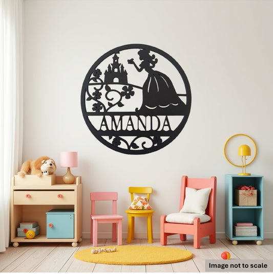 Personalised Childs Bedroom Sign, Laser Cut Wall Art