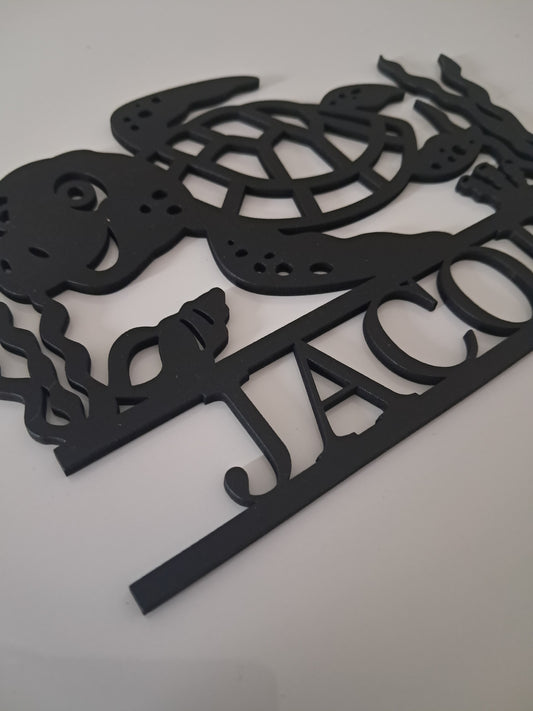 Personalised Childs Bedroom Sign, Laser Cut Wall Art