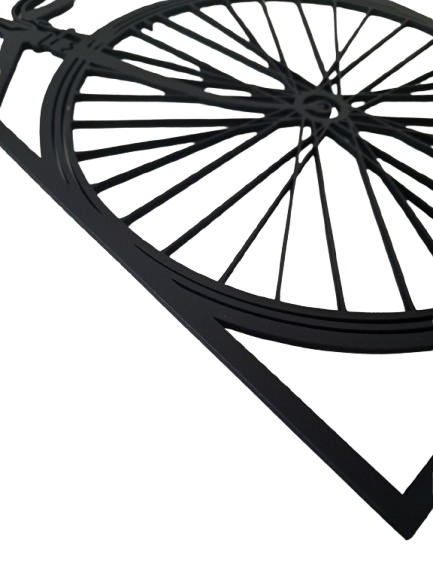 Guys Retro Racing Bike - Laser Cut Wall Art - Urban Vibe Studio