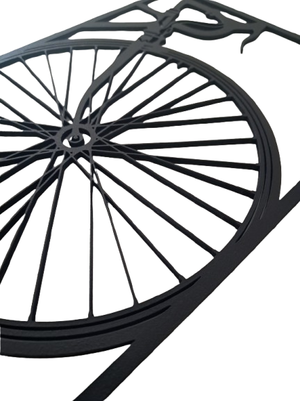 Guys Retro Racing Bike - Laser Cut Wall Art - Urban Vibe Studio